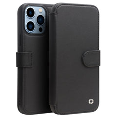 QIALINO Estuche de cuero para teléfono con h...