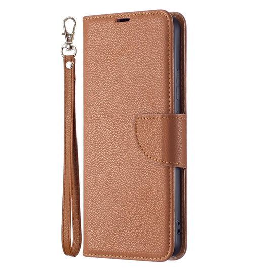 Litchi Texture Pure Color Funda de cuero con...