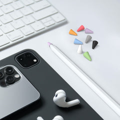 8 PCS / Set Tapa de punta de silicona para Apple Pencil 1 / 2