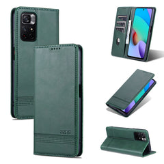 AZNS Estuche para teléfono de cuero con tapa...