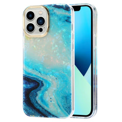 Caja de teléfono de mármol con textura de co...