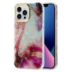 Caja de teléfono de mármol con textura de co...