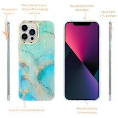 Caja de teléfono de mármol con textura de co...