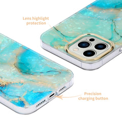 Caja de teléfono de mármol con textura de co...