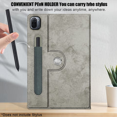 Estuche de cuero para tableta con rotación d...