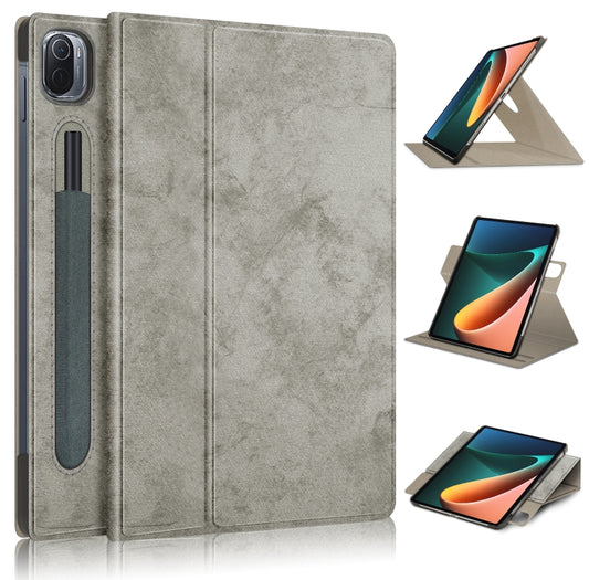 Estuche de cuero para tableta con rotación d...