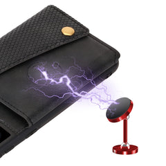 Estuche magnético para teléfono PU + TPU con...