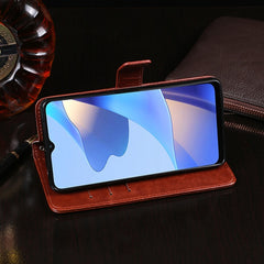 idewei Crazy Horse Texture Flip Funda de cue...
