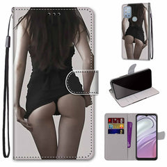 Estuche de cuero para teléfono de PU con tap...