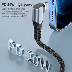6A PD 20W USB-C / Type-C a cable de datos de...