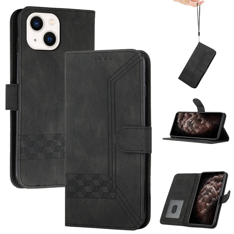 Estuche para teléfono de cuero con tapa y se...