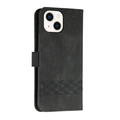 Estuche para teléfono de cuero con tapa y se...