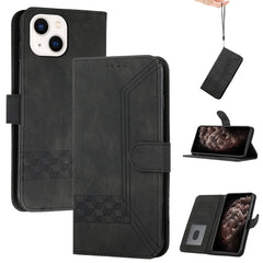 Estuche para teléfono de cuero con tapa y se...