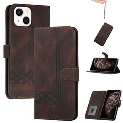 Estuche para teléfono de cuero con tapa y se...