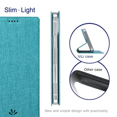 Funda de cuero con tapa horizontal para telé...