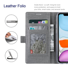 Estuche de cuero para teléfono con hebilla m...