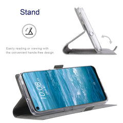 Estuche de cuero para teléfono con hebilla m...
