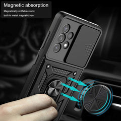Funda de teléfono con diseño de cámara desli...