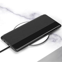 Estuche de cuero para teléfono con vista de ...