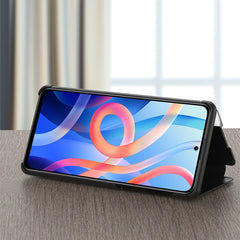 Estuche de cuero para teléfono con vista de ...