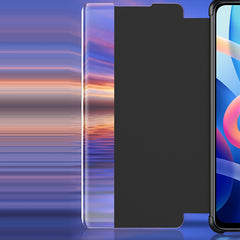 Estuche de cuero para teléfono con vista de ...