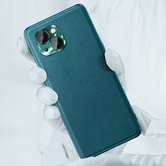 Estuche de cuero de piel lisa, For iPhone 13