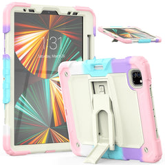 Funda de silicona + PC para tableta con sopo...