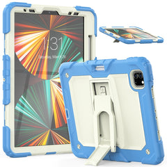 Funda de silicona + PC para tableta con sopo...