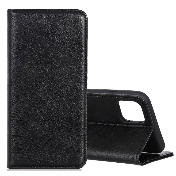 Estuche de cuero con tapa horizontal con tex...