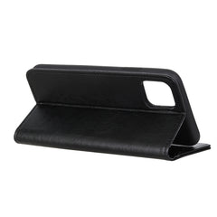 Estuche de cuero con tapa horizontal con tex...