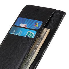 Estuche de cuero con tapa horizontal con tex...