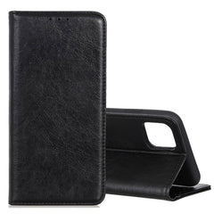 Estuche de cuero con tapa horizontal con tex...