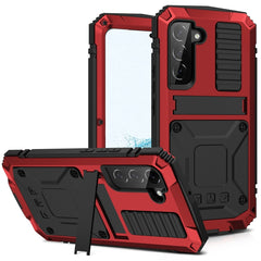 R-JUST Metal + funda para teléfono con sopor...