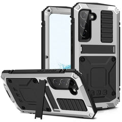 R-JUST Metal + funda para teléfono con sopor...