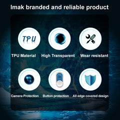 Estuche protector de TPU transparente a prue...