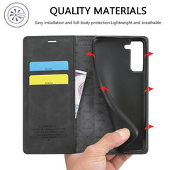LC.IMEEKE Soft PU + TPU Estuche magnético de...