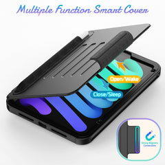 Funda magnética de cuero para tableta Smart ...