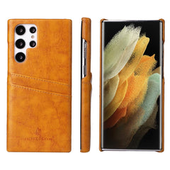 Fierre Shann Retro Oil Wax Texture PU Funda ...
