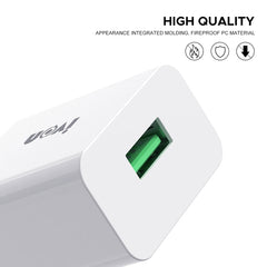 IVON AD-35 2 en 1 18W QC3.0 Puerto USB Carga...