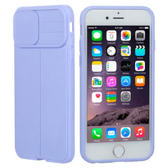 Litchi Texture Sliding Camshield TPU Funda p...