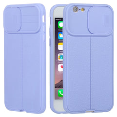 Litchi Texture Sliding Camshield TPU Funda p...