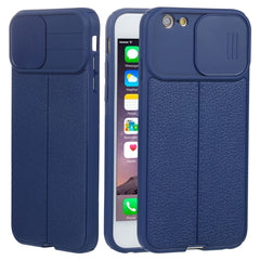 Litchi Texture Sliding Camshield TPU Funda p...