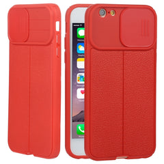 Litchi Texture Sliding Camshield TPU Funda p...