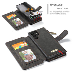 CaseMe-007 Estuche de cuero multifuncional d...