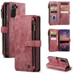 CaseMe C30 Estuche de cuero multifuncional p...