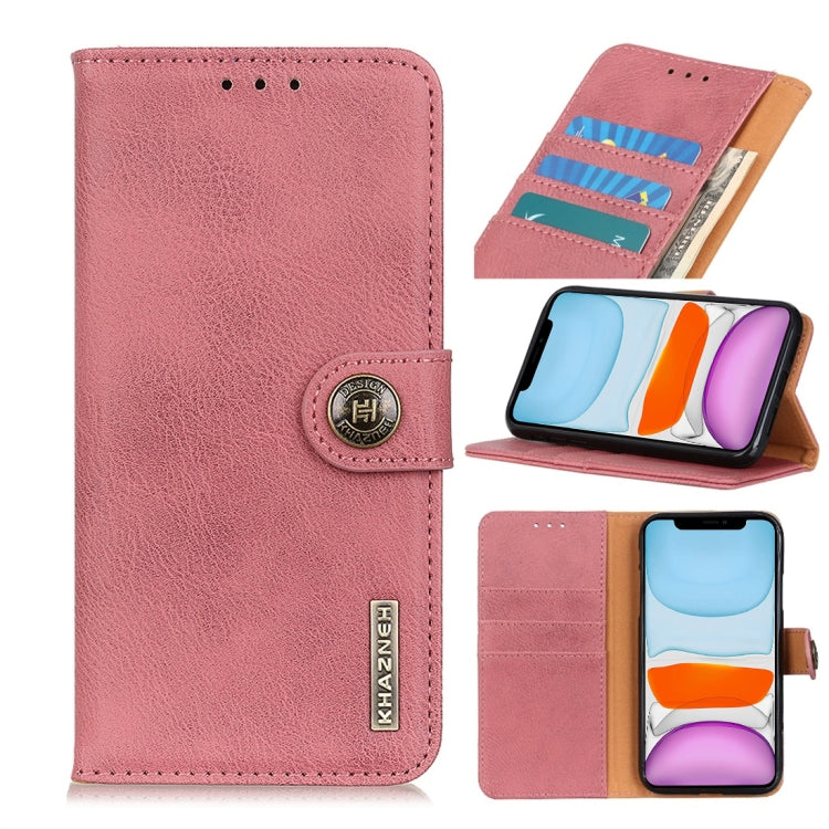 Funda de cuero con tapa horizontal con textu...