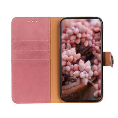 Funda de cuero con tapa horizontal con textu...