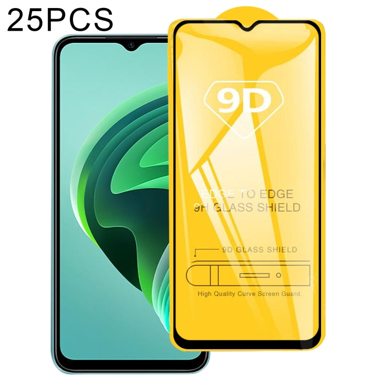 25 PCS 9D Película de vidrio templado con pa...