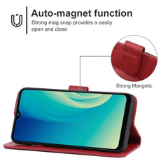 Funda de cuero para teléfono, For ZTE Blade A52