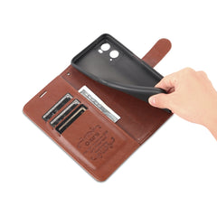 AZNS Funda de cuero con tapa de piel de ovej...